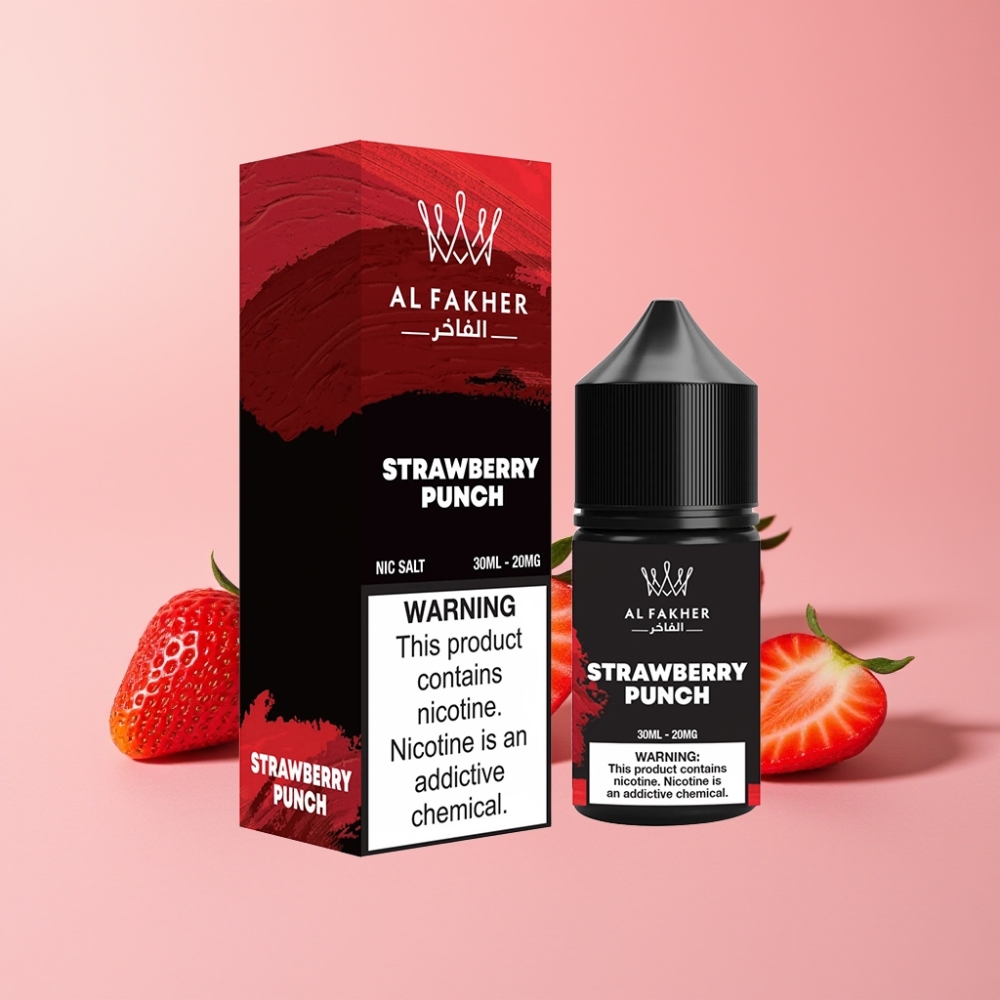 AL Fakher Nicotine Salt E-Liquid 30ml 20mg eper puncs