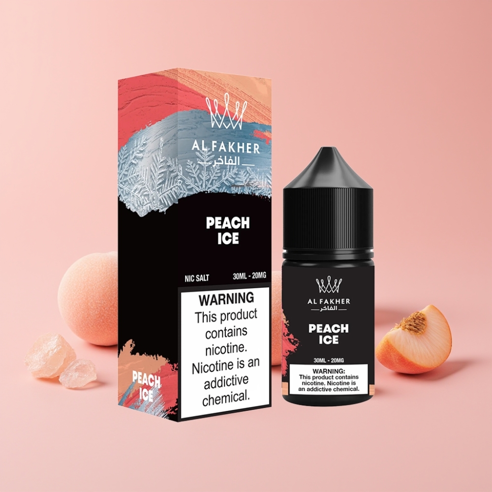 AL Fakher Nicotine Salt E-Liquid 30ml Barackjég íz 20mg nikotin