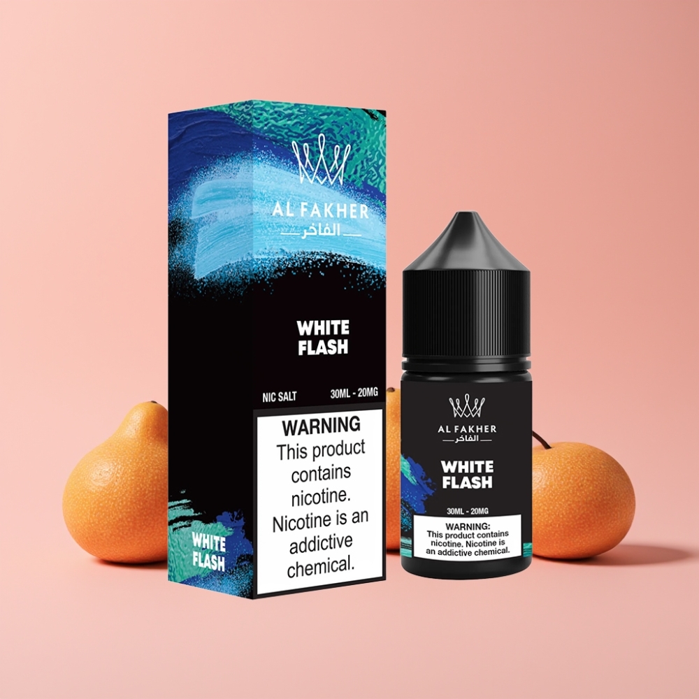 AL Fakher Nicotine Salt E-Liquid 30ml Fehér Villám 20mg