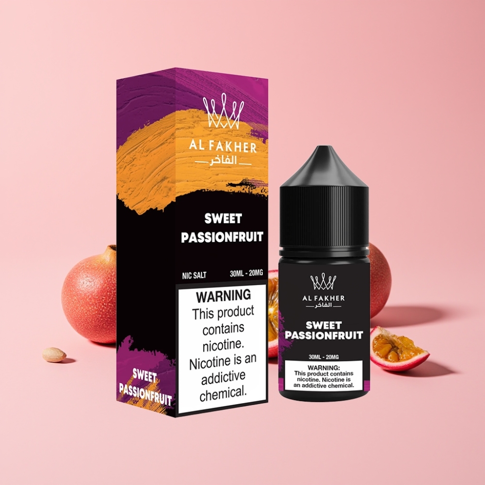 AL Fakher Nicotine Salt E-Liquid 30ml Édes Passiógyümölcs 20mg